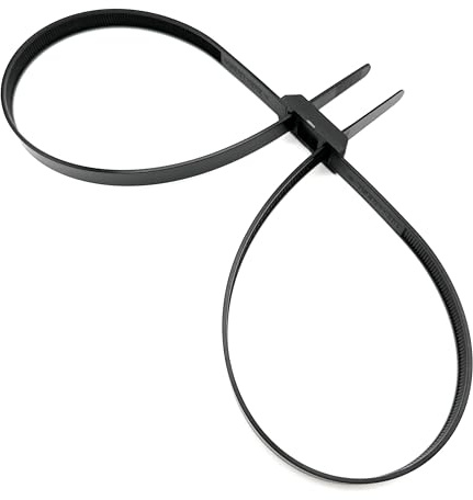 Boltza® Heavy Duty Nylon Double Cuffs – 13mm x 900mm | Double Loop Cable Ties | UV & Heat Resistant | 180kg Strength | Industrial Grade Cable Fasteners (2)