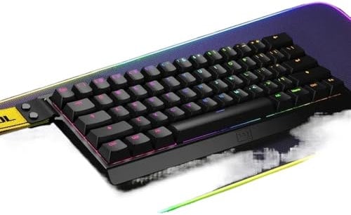 Wooting 60HE Custom Magnetic Mechanical Gaming Keyboard Wired Lightweight PBT Keycap Compatible With Electronic Sports And Laptop Gaming(Wooting60HE 4Axis)