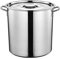 SGKOMN Ollas de inducción Resistentes de Acero Inoxidable 304 de Grado alimenticio, Olla con Tapa, Olla para Sopa, Apta para diversas Fuentes de Calor., 50 * 50cm(100L)
