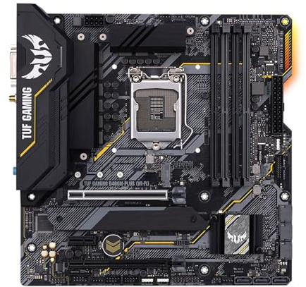 Carte mère Fit for ASUS TUF Gaming B460M-PLUS (WI-FI) Intel B460 (LGA 1200) Carte Mère Micro ATX DDR4 128G PCI-E 4.0 M.2 HDMI USB 3