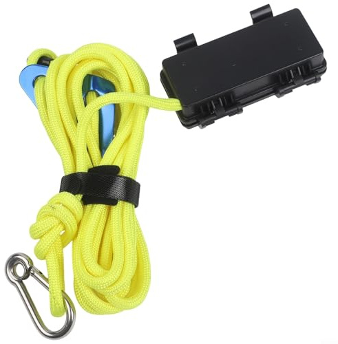 Corde lumineuse LED d'extérieur 300 cm, 8 modes, étanche pour camping et tentes, améliore la sécurité et la visibilité (300 cm, jaune)
