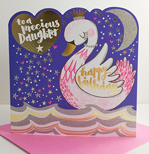 Rachel Ellen Designs - Spirit Range - Happy Birthday Daughter - Swan