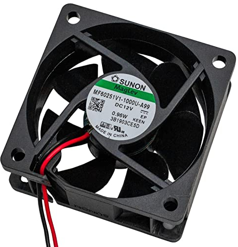 Fan Ventilateur 12V DC 0,9W 60x60x25mm 39,9m³/h 4500U/Min 39,9m³/h Sunon MF60251V11000UA99