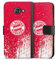 DeinDesign Klapphülle kompatibel mit Samsung Galaxy A3 Duos 2016 Handyhülle aus Kunst Leder schwarz Flip Case FC Bayern München Offizielles Lizenzprodukt FCB