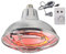 DBMGB 220V Lampada Riscaldante per Cani Cuccioli, Lampada Infrarossi di Irradiazione di Calore in Alluminio per Animali con Termostato, Alluminio (200W-400W)