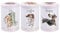 Wrendale Designs by Hannah Dale - A Dog’s Life Tea, Coffee & Sugar Canisters - 155mm x 110mm