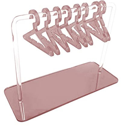 Colcolo Niedlicher Ohrringhalter, Kleiderbügel, Ständer, Ohrringschrank, Acryl, Ohrring Ausstellungsstand, Ohrring Organizer, Ohrsteckerhalter