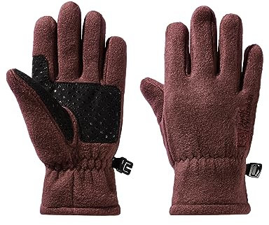 Jack Wolfskin Unisex Kinder Fleece Glove K Handschuh, Boysenberry, 128