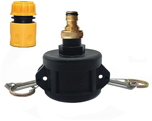 Wasserschlauch Armaturen Wasserhahn Adapter & Gartenschlauchkopf, 2 bis 3/4  Schlauchumwandlungsadapter, IBC Verbinder Tote Tankentleerungsadapter für Wasser Lagerung Ablassen Camlock Schlauch