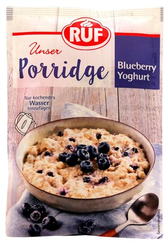Ruf unser Porridge Bluberry Yoghurt, 13er Pack (13 x 65g)