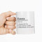 Transparent Gift Taza Personalizada con Nombre y Significado. Tazas Personalizadas de Cerámica. Tazas Originales para Regalar. Regalos Originales para Hombre y Mujer. Regalos para Amigas y Parejas
