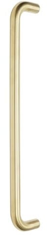 Access Hardware Satin Brass D Shaped Door Pull Handles - 300mm Centres