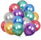 Palloncini Colorati, 50 Pezzi Palloncini Metallo Colore, per Compleanno, Matrimonio Anniversario,Battesimo, Prima Comunione, Laurea Festa di Halloween, Cerimonia Addobbi e Decorazione