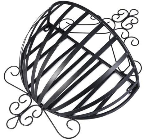 SUPVOX Porte-Fleurs Suspendu au Mur étagère à Pots de Fleurs jardinière en métal - Cache-Pot Mural - Suspension pour Plantes décor cintres Porte-Pot de Balcon étagère pour Pot de Fleurs
