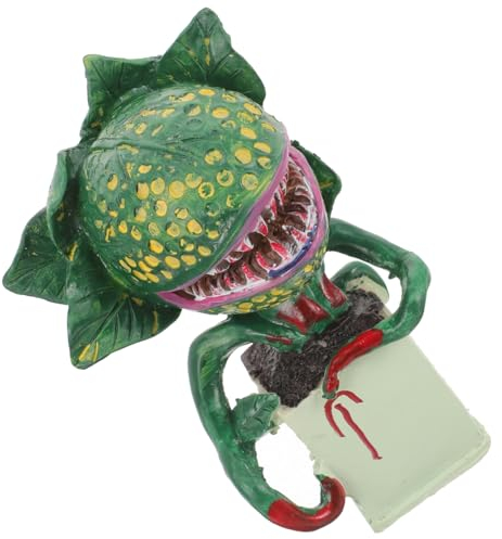 Toddmomy 1stk Halloween-Dekoration Handwerkliches Dekor Blumendekoration Outdoor-Figuren Halloween-skulptur Outdoor-dekor Schreckliche Piranha-Statue Halloween-Spielzeug Feenfigur Harz