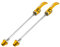 WESIEVYA 1 Paar 157 210hub Schnellspanner Mountainbike-Spieß Schnellspanner für Fahrradnaben bike tool set bike accessories Mountainbike-Zubehör Schnellspanner für Rennräder Golden