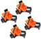NDNCZDHC 4PCS Corner Clamp ABS Right Angle Clamp Spring Load 90 Degree Clamp Woodworking Tools for 5-22mm Plate