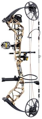 Bear Legit Maxx Ready to Hunt Compound Archery Bow, 70lb. Draw Weight, Right Hand, FRED Bear/Black