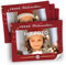 8 große Fotoaufkleber mit Ihrem Foto personalisiert Frohe Weihnachten weihnachtlich Geschenkaufkleber Geschenke Flaschenetiketten DIY Gruß rot 1