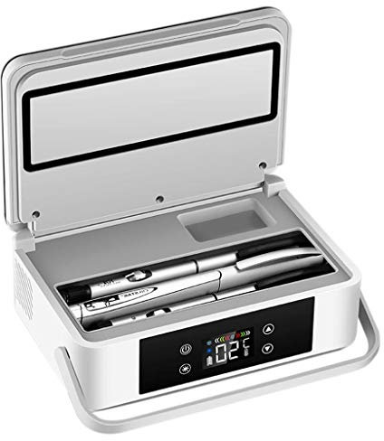 LXWKAI Réfrigérateur à insuline pour Voyage, glacière à insuline de 2 à 8 °C, réfrigérateur Portable à insuline