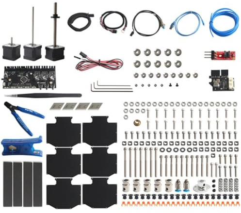 Eighosee Für Prusa MMU3 Kit Upgrade Multicolor Printing Kit Unterstützt Fünffarbige Verbrauchsmaterialien für Prusa MK3 MK3S MK4 3D-Drucker