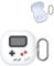 For Beats Fit Pro Earphone,Soft Silicone Protective Cover,Skin Case with Carabiner,Full Protection,Grey
