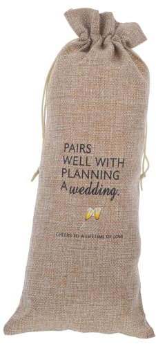 TOPBATHY Festival Wine Bottle Bag Red Wine Box Drawstring Decorative Wedding Party