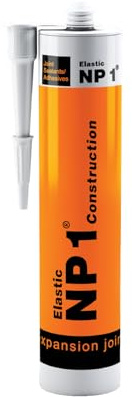 NP1 Construction Sealant & Adhesive, Indoor & Outdoor, Weatherproof & UV-Resistant, Flexible After Curing, Primerless on Most Surfaces, Multi-Purpose Seal, No Shrinkage, Low-odour, 290 ml, White