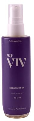 Ann Summers My VIV Bergamot Massage Oil 100ml, Vegan & Natural Oil for Massage Therapy, Moisturing Formula