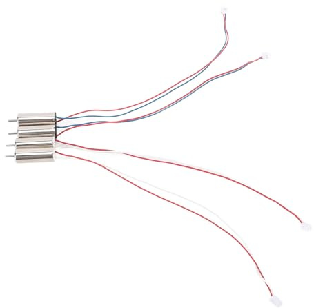 Yechiry 4 Stück 718 Motor für 603 P8 RC Drohne, Ersatzmotor aus Aluminiumlegierung, Metall, Leichter Kompakter Motor für Quadrocopter