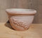 Italienischer winterfester Blumentopf mit Olivenranke 28 cm Außendurchmesser, echt Terracotta Terrakotta Garten Deko Blumenkübel Pflanztopf