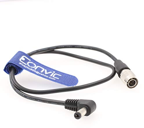 Eonvic Kabel für Lectrosonics PS12, 2,5 mm Gleichstrom auf Hirose, 4-polig, für Lectrosonics Receiver, Lectrosonics