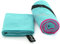 NirvanaShape Mikrofaser Handtuch, Microfaser Handtücher leicht, kompakt als Sauna-Handtuch, Badetuch, Strandtuch, Sporthandtuch, 2er Set L+M 140 x 70 + 120 x 60 cm