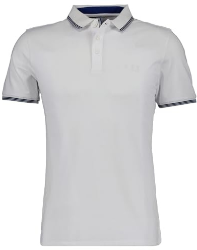 RAGMAN Herren Piqué-Polo Keep Dry, modern fit Weiss-006, 5XL