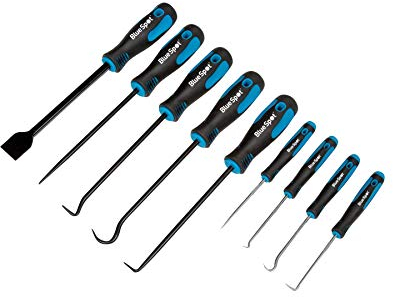 Blue Spot Tools 07959 9PCE Heavy Duty Hook Pick and Scraper Set