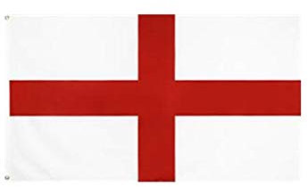 Stormflagchina Manufaktur George Cross – England-Flaggen, 90 x 150 cm, Polyester mit Ösen und doppelt genäht