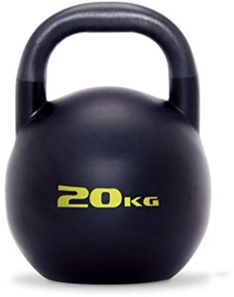 Kettlebells AGYH Stahlguß, Profi-Sportkettle, Muskelkrafttraining for Home Fitness-Studios, 4 Kg / 6 Kg / 8kg / 12kg / 16kg / 20kg / 24kg (Color : Black, Size : 20kg/44.1lb)