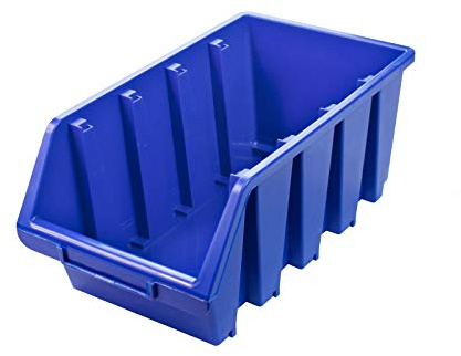 ADB Ergobox Gr. 4 blau 340x204x155mm Sichtlagerkasten Stapelbox Schütte