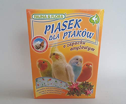 Anisic Bird Sand With Shell Ceramic Clay Dolomite Grit 1 KG Canary Budgie Parrot Health Care