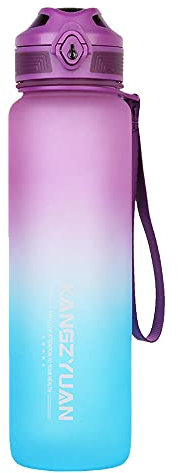 Gourde Sport, Bouteille d'eau de Haute Qualité, Reutilisable, Bouteille de Sport,pour Enfant & Adulte, Convient pour Le Sport, la Camping -Sauce_1000ml
