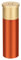 Aufew Mini Pillendose Durable Metall Pillenhalter Tragbare Taktische Pillendose Wasserdicht EDC Vitamin Behälter für Reisen Outdoor Täglichen Gebrauch (Orange)