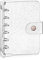 A7 Binder Cover, Clear Soft PVC 6 Hole Ring Binder Refillable Paper Binder Waterproof Loose Leaf Notebook Folder Personal Planner Binder Cover for Diary, Office, Home, School