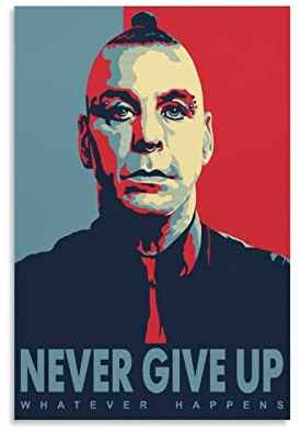 TSALF Poster Kunstdrucke Kein Rahmen Till Lindemann Poster Dekorative Malerei Leinwand Wandkunst 60x90cm