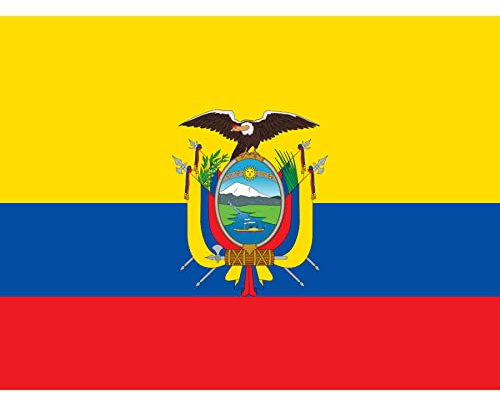 Artery8 Ecuador National Flag Patriotic Vexillology World Flags Country Region Poster Unframed Wall Art Print Poster Home Decor Premium