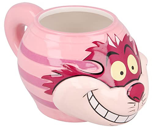 Stor Chesire Lady and the Tramp 11oz 3D Shaped Ceramic Mug Gift Boxed