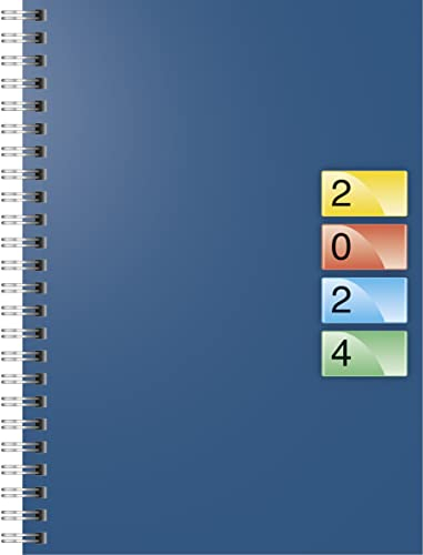 BRUNNEN Wochenkalender DATAline Modell 796 2024 2 Seiten = 1 Woche Blattgröße 14,8 x 20,8 cm vierfarbig bedruckt