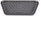 Water Dispensers Tray, Silicone Water Dispensers Tray Refrigerator Drip Catcher Fridge Spills Water Pad Parts（Rectangular Grey）
