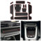 CDEFG Compatibile con Jeep Avenger 2023 2024 2025, Tappetino Antiscivolo Antipolvere Antigraffio Tappetini in Gomma Portabicchieri Auto Avenger EV Hybrid 2023 Accessori (Rosso)
