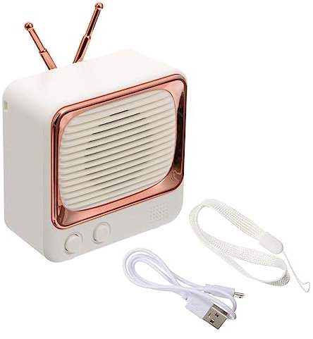 Gatuida 1ensemble Haut-Parleur Rétro Compact avec Insert De Carte Enceinte Basse Design Vintage pour Musique pour Téléphone Et Voiture Style Élégant Et Atmosphère Raffinée Parfait