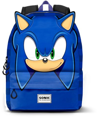Sonic The Hedgehog - SEGA Unisex 06694 Kleiner Fan Heady HS Rucksack Sight, Blau, Einheitsgröße